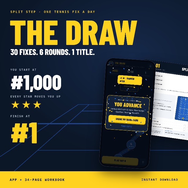 The Draw app on a phone: you start at #1,000 and finish at #1